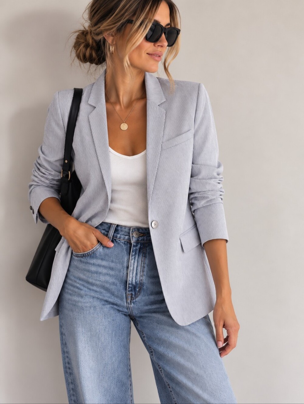 Rag & Bone (810$) | Chatham Silk Cotton Pinstripe Blazer, Size 2